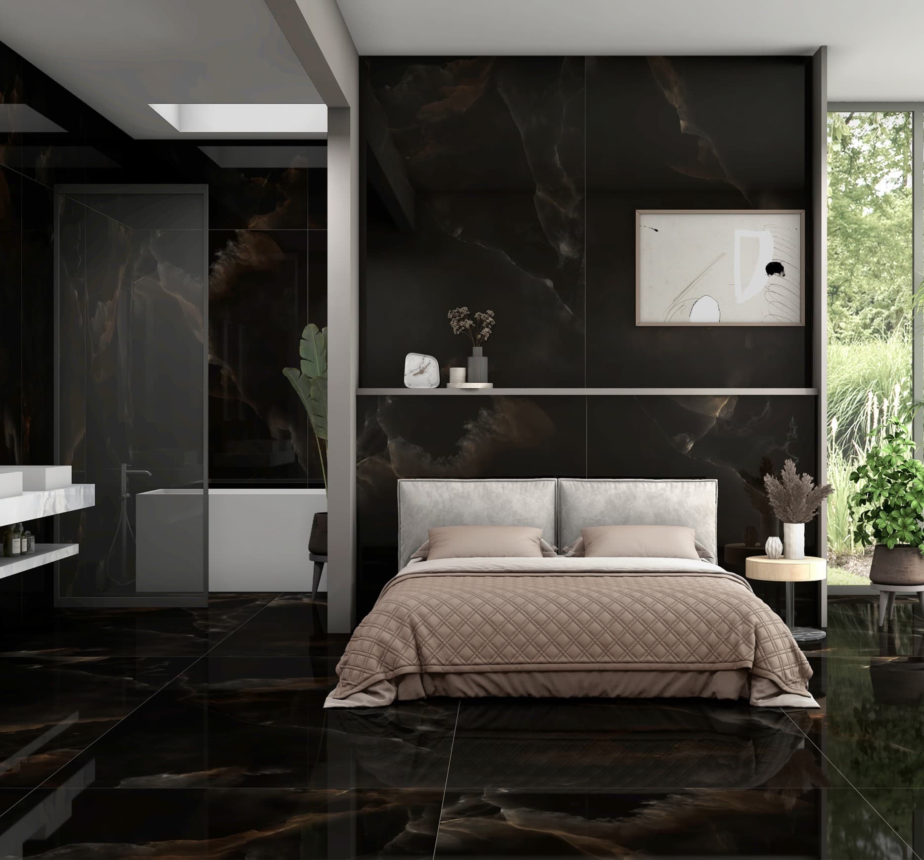 SNOW Black Onyx Beauty 1200x2400mm