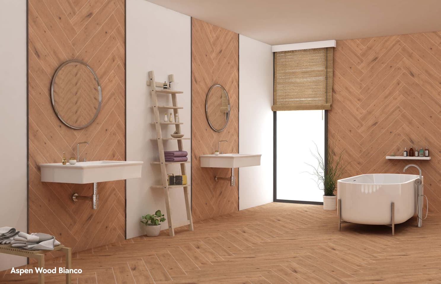 Amazon Aspen Wood Bianco 200x1200mm