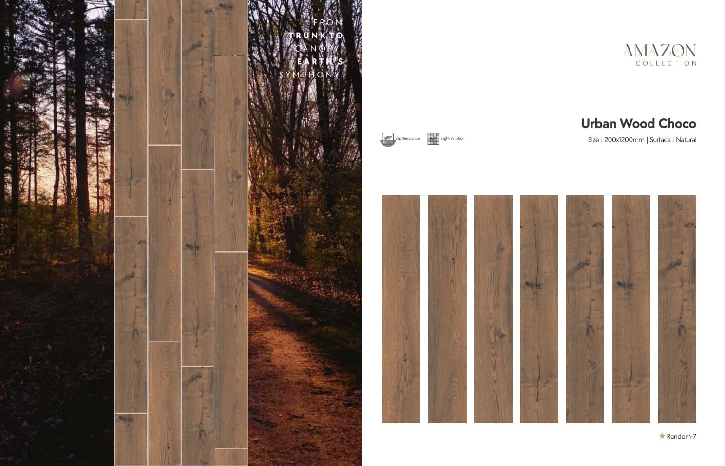 Amazon Urban Wood Choco 200x1200mm