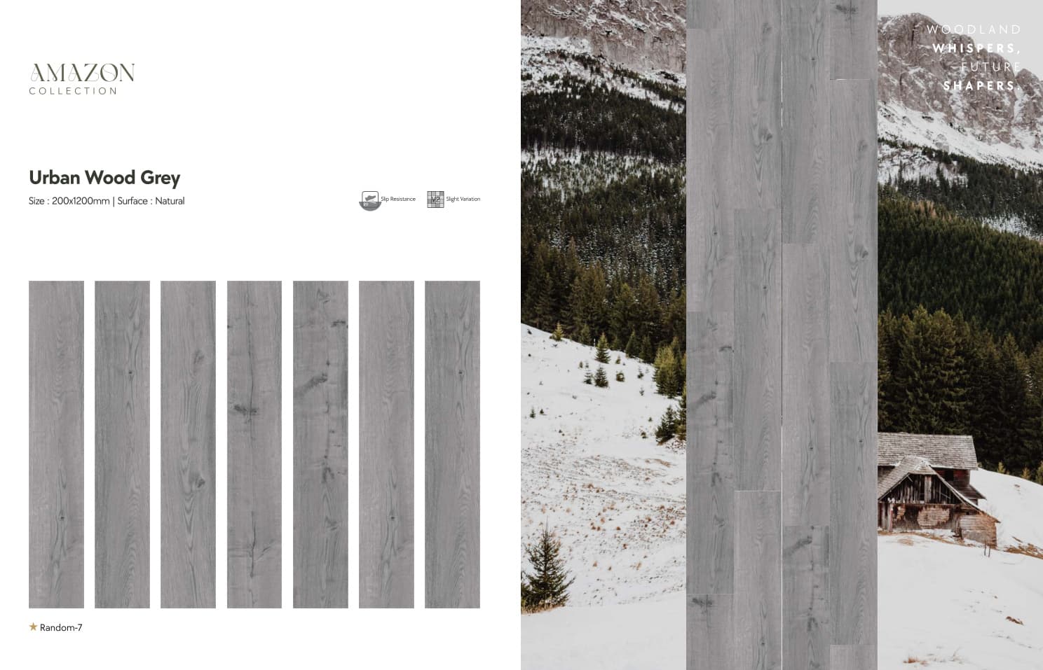 Amazon Urban Wood Grey 200x1200mm