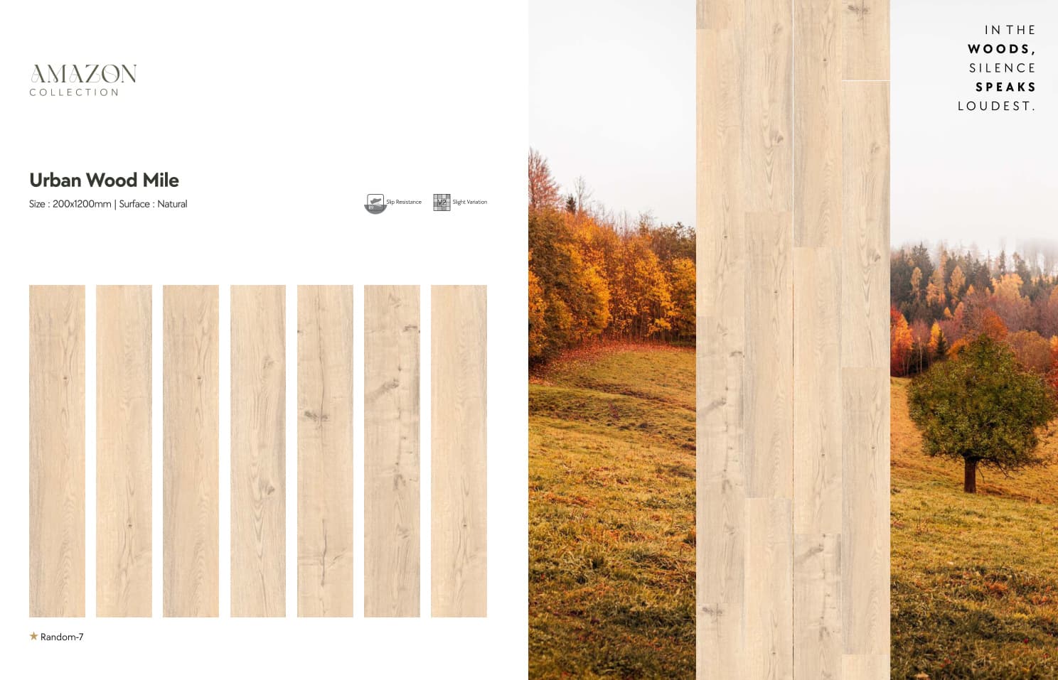 Amazon Urban Wood Mile 200x1200mm