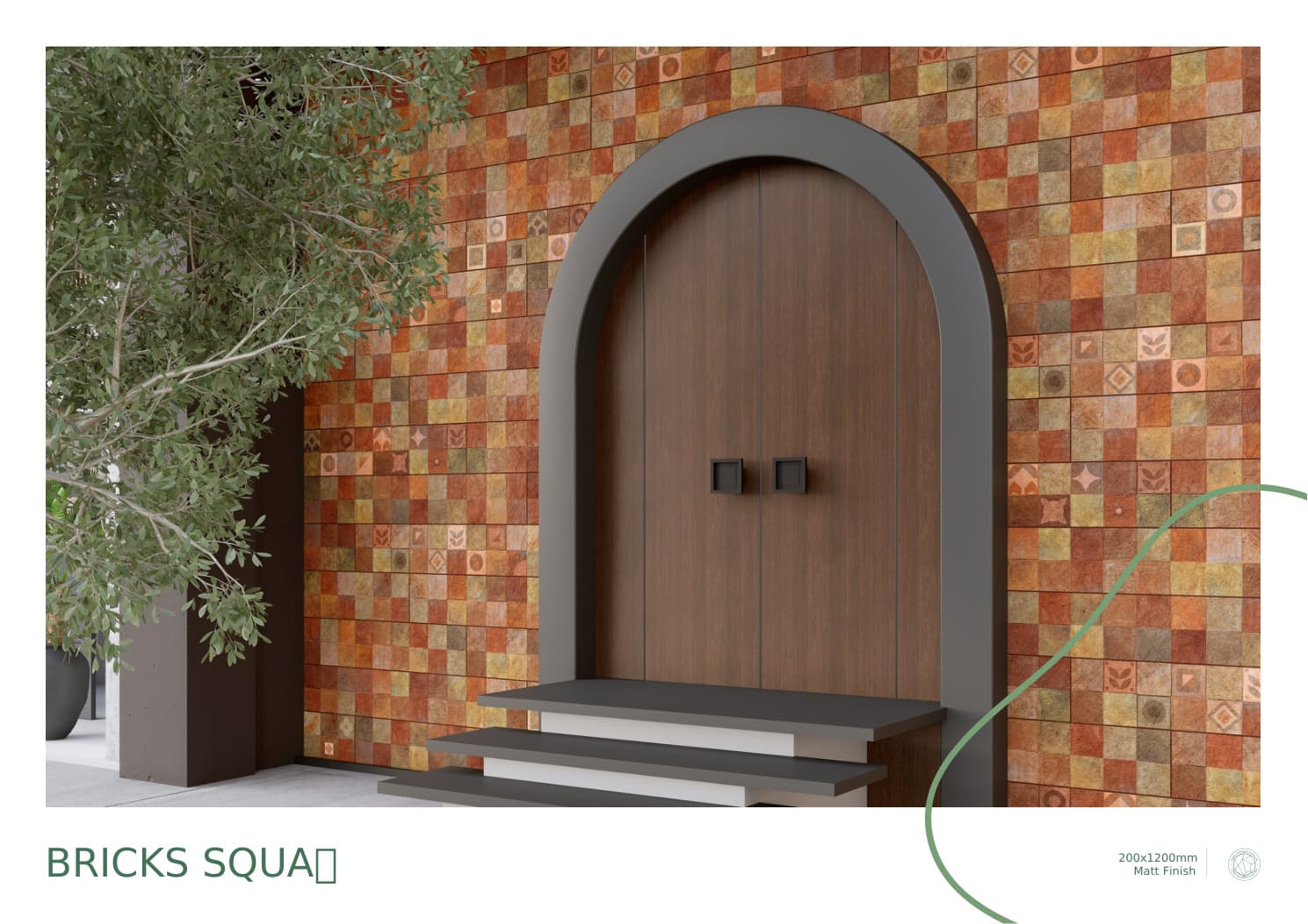 Exterior Stone Bricks Squa 200x1200mm