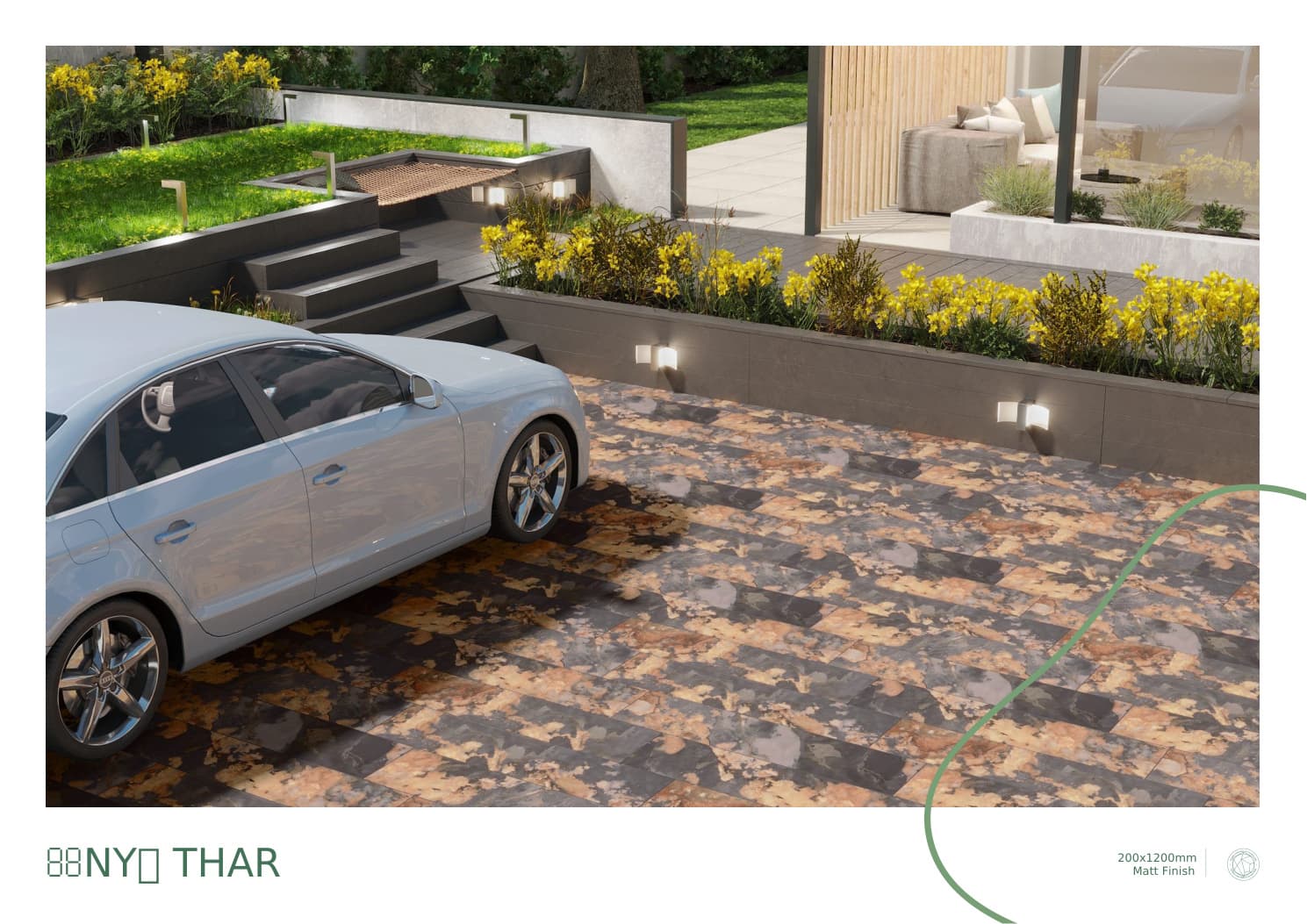 Exterior Stone 88nyo Thar 200x1200mm