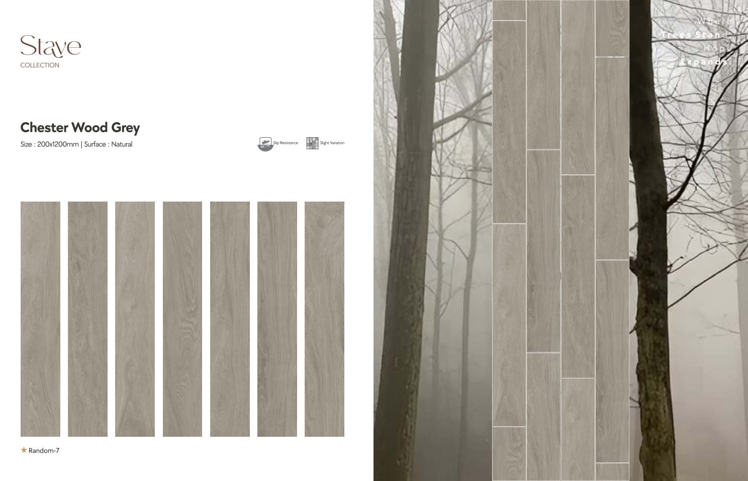 Stave Chester Wood Grey 200x1200mm