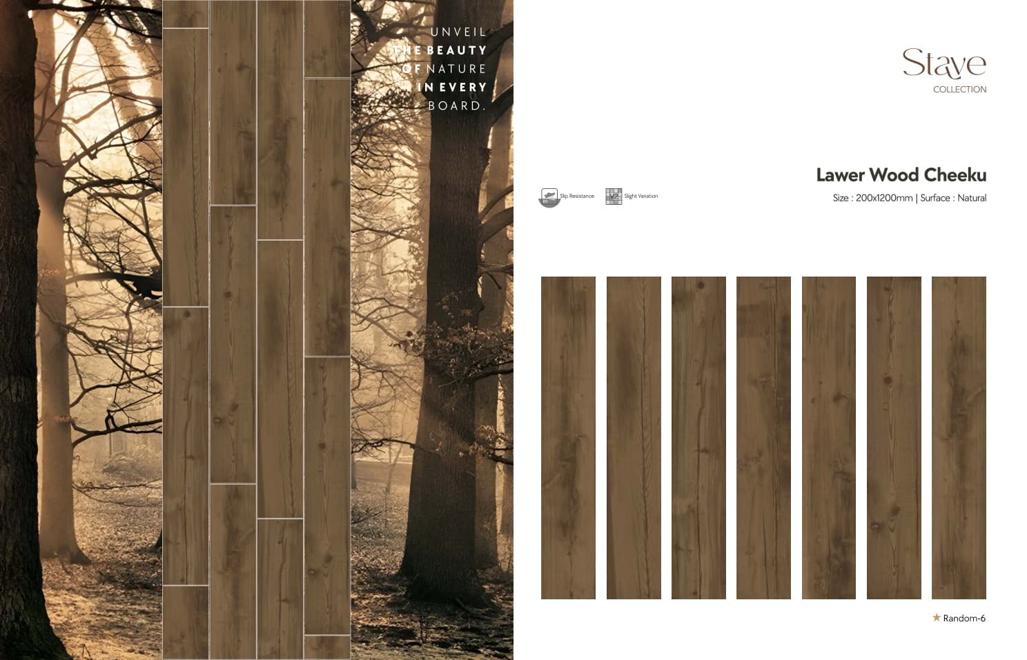 Stave Lawer Wood Cheeku 200x1200mm