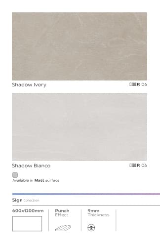 Sign Shadow Ivory 600x1200mm