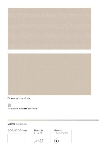 Carve Dreamline Ash 600x1200mm