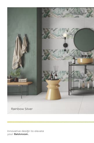 Flora Rainbow Silver 600x1200mm