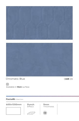 Pastel Chromatic Blue 600x1200mm