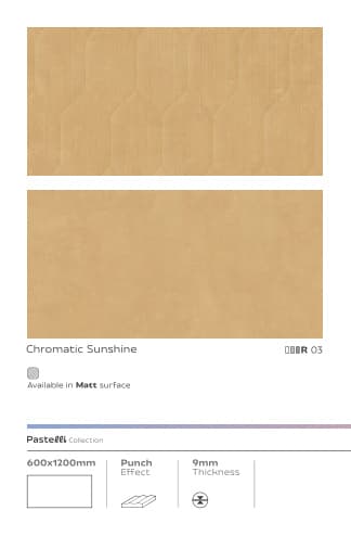 Pastel Chromatic Sunshine 600x1200mm