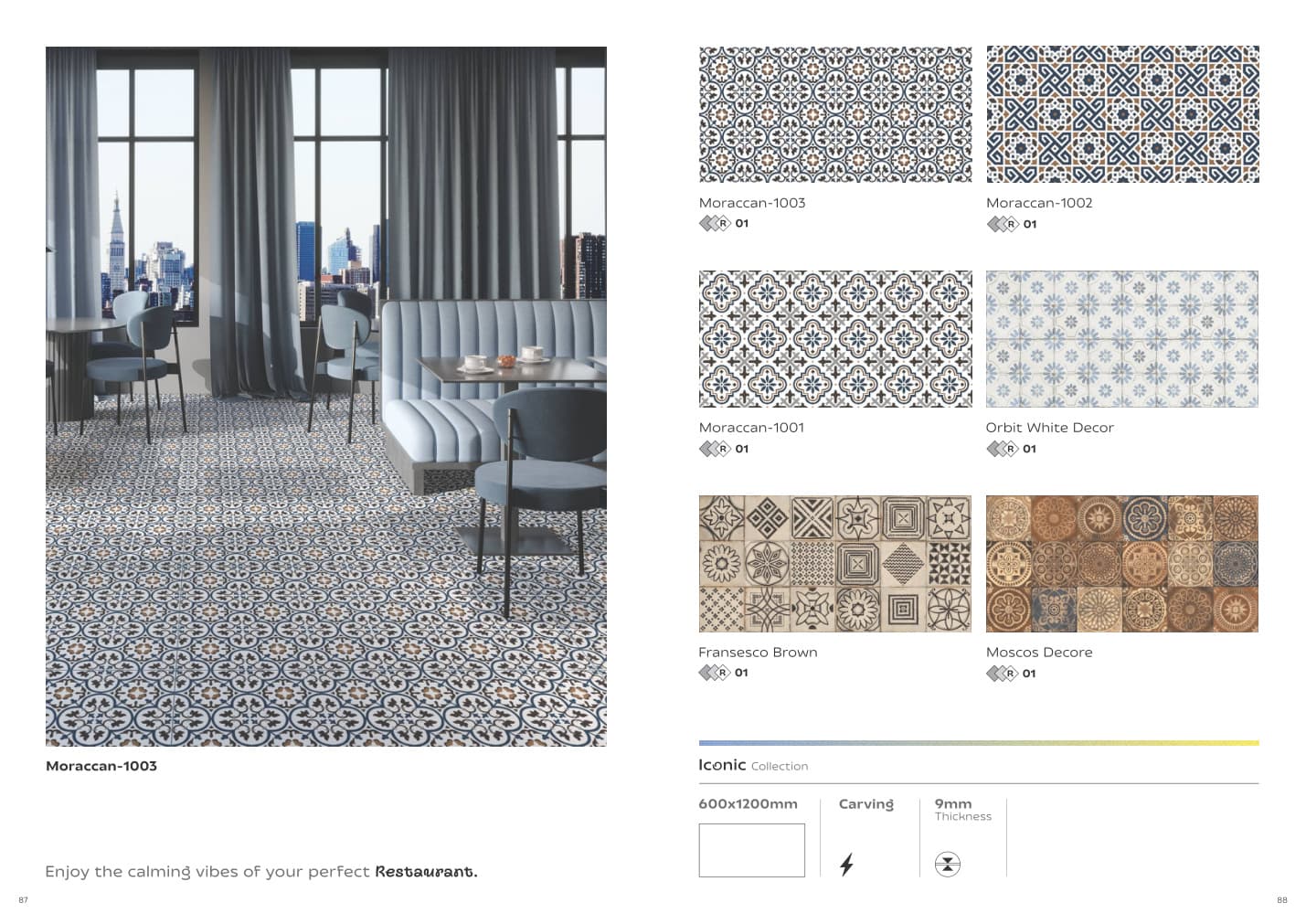 Blossom Moroccan 1001 600x1200mm