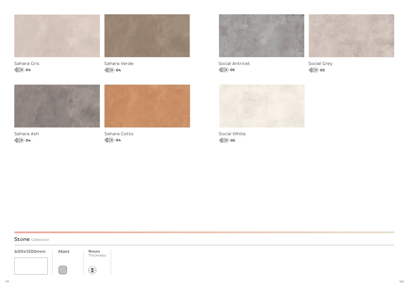 Stone Sahara Cotto 600x1200mm