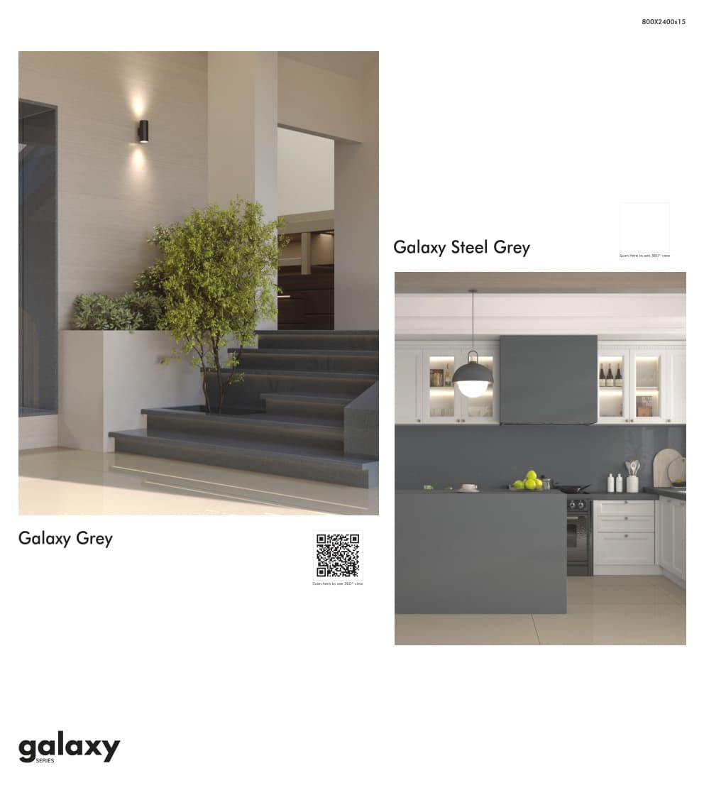 Galaxy Galaxy Grey 800x2400mm