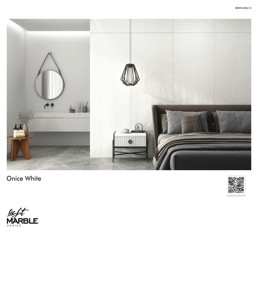 Light Marble Onice White 800x2400mm
