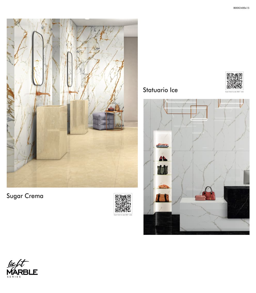 Light Marble Sugar Crema 800x2400mm