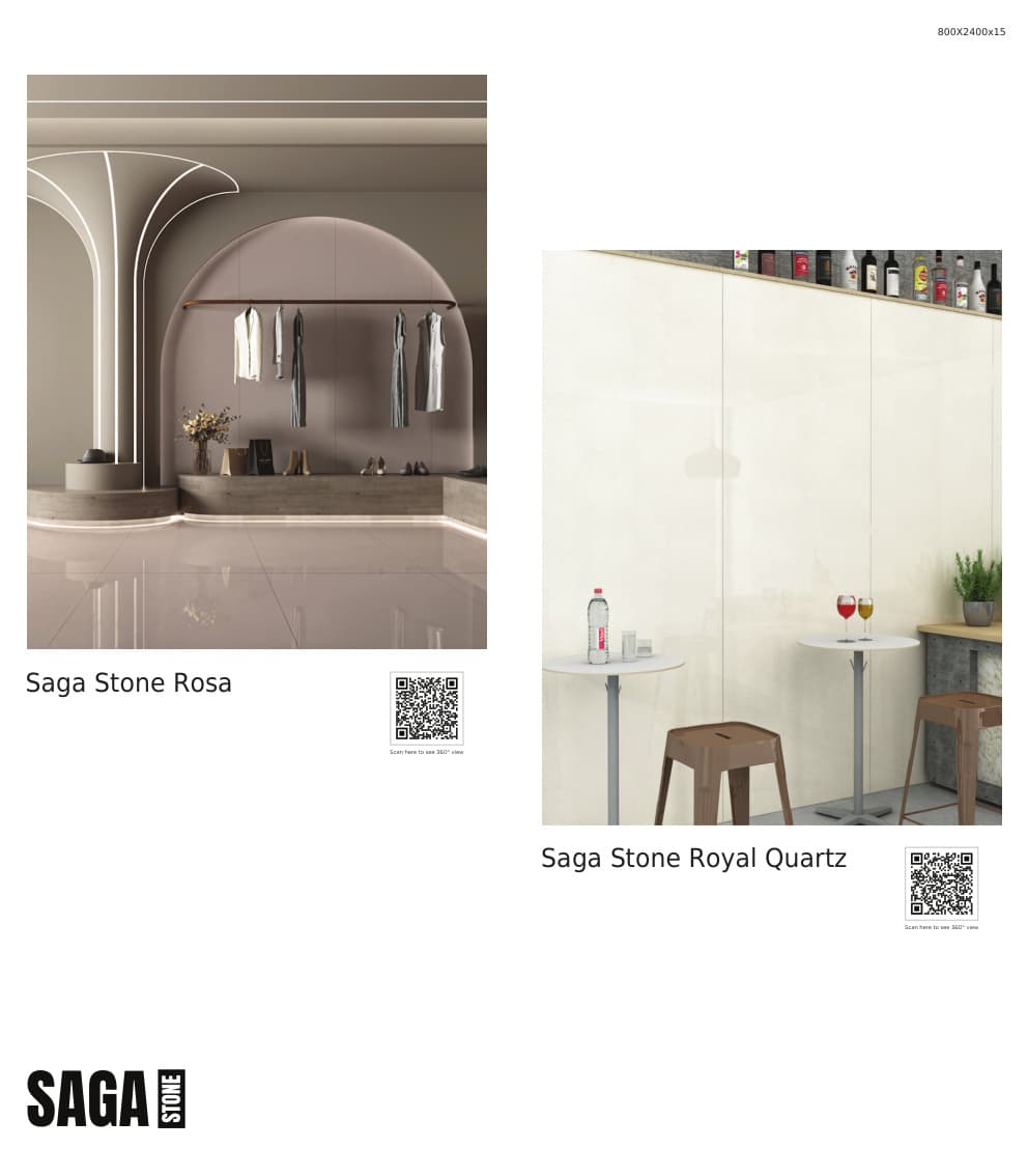 Saga Stone Sagastoneroyal Quartz 800x2400mm