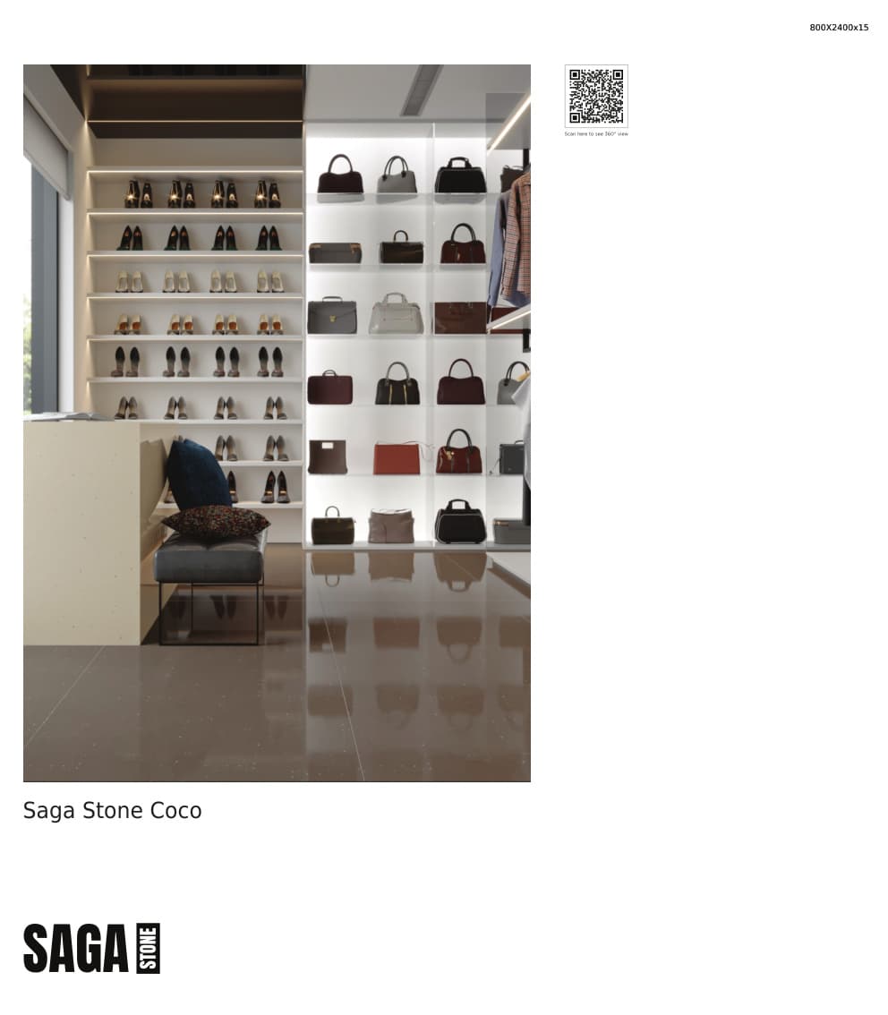 Saga Stone Sagastone Coco 800x2400mm