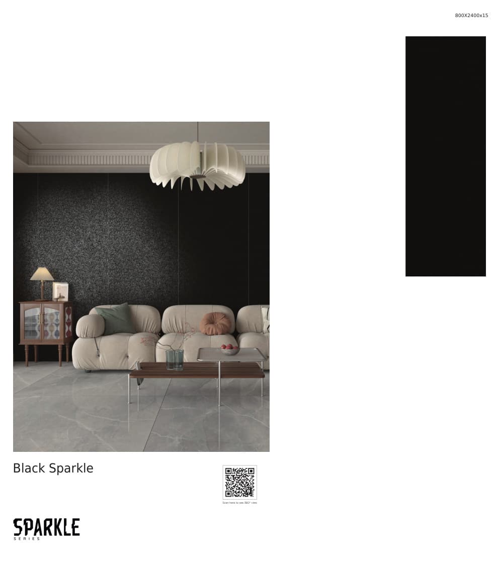 Sparkle Blacksparkle 800x2400mm