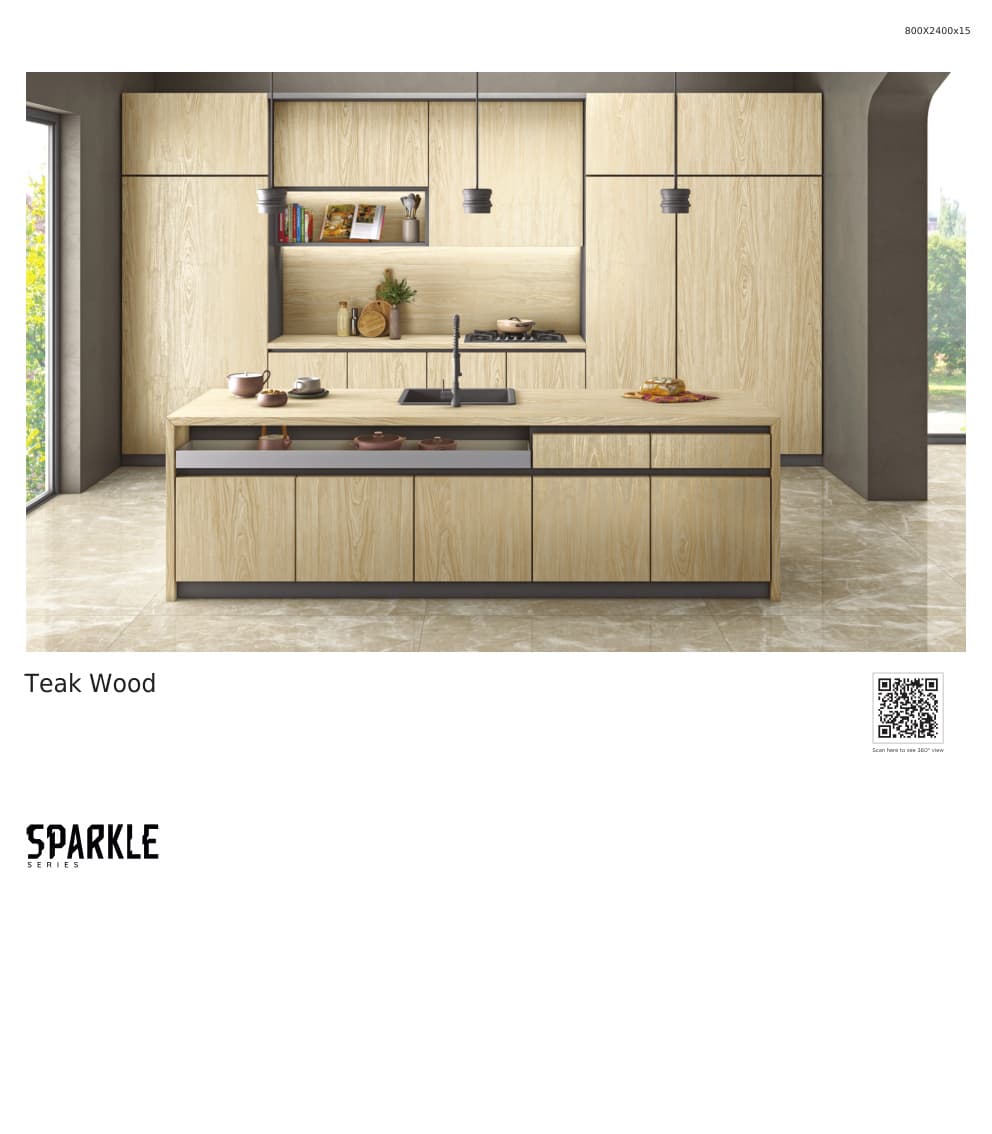 Sparkle Teakwood 800x2400mm