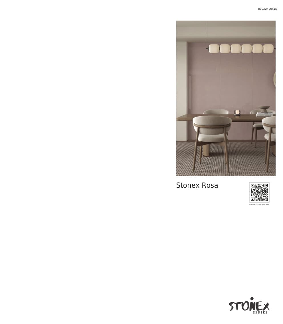 Stonex Stonex Rosa 800x2400mm