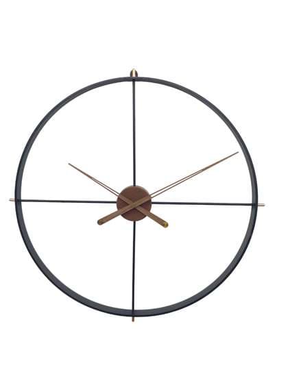 Black Circle Wall Clock clock