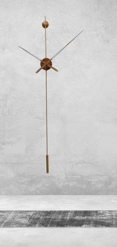 Alpha Wall Clock clock