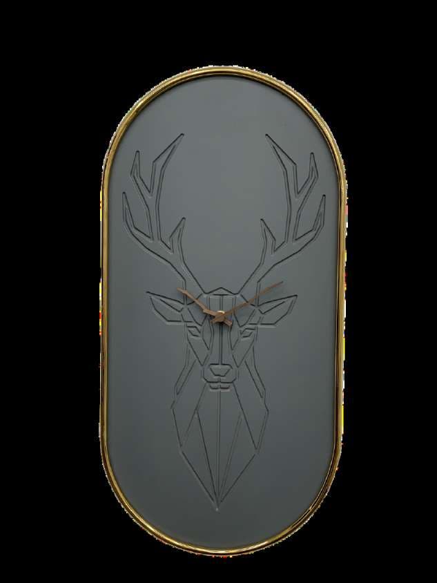 Deer Wall Clock clock