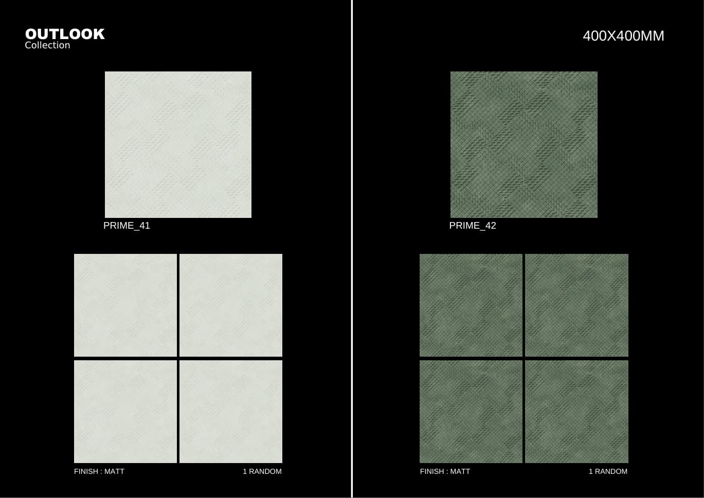 Prime 400x400mm outdoor tile