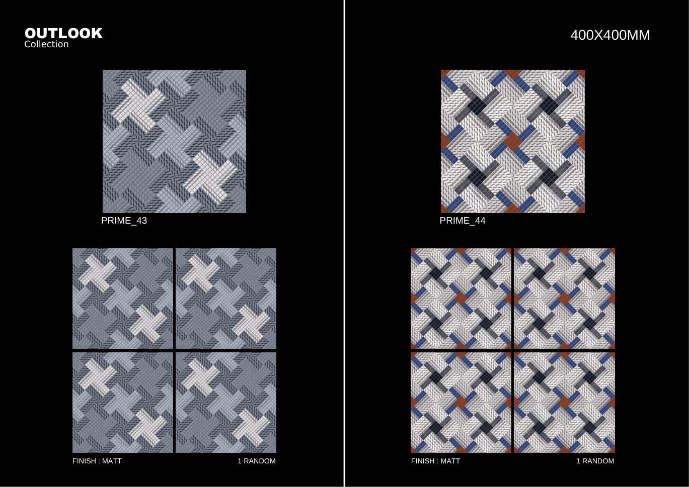 Prime 400x400mm outdoor tile