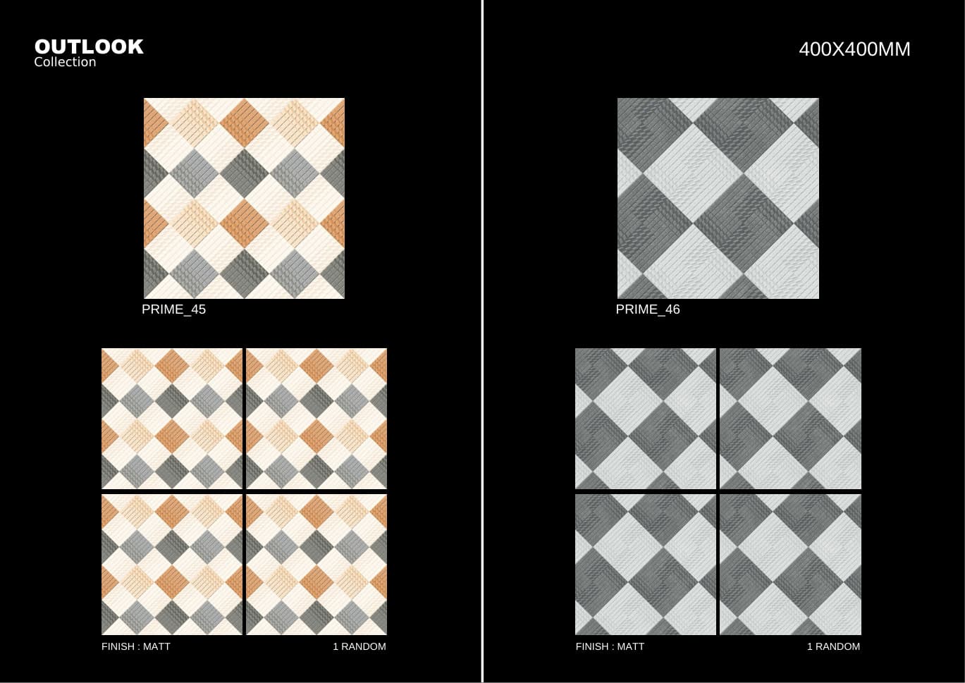 Prime 400x400mm outdoor tile