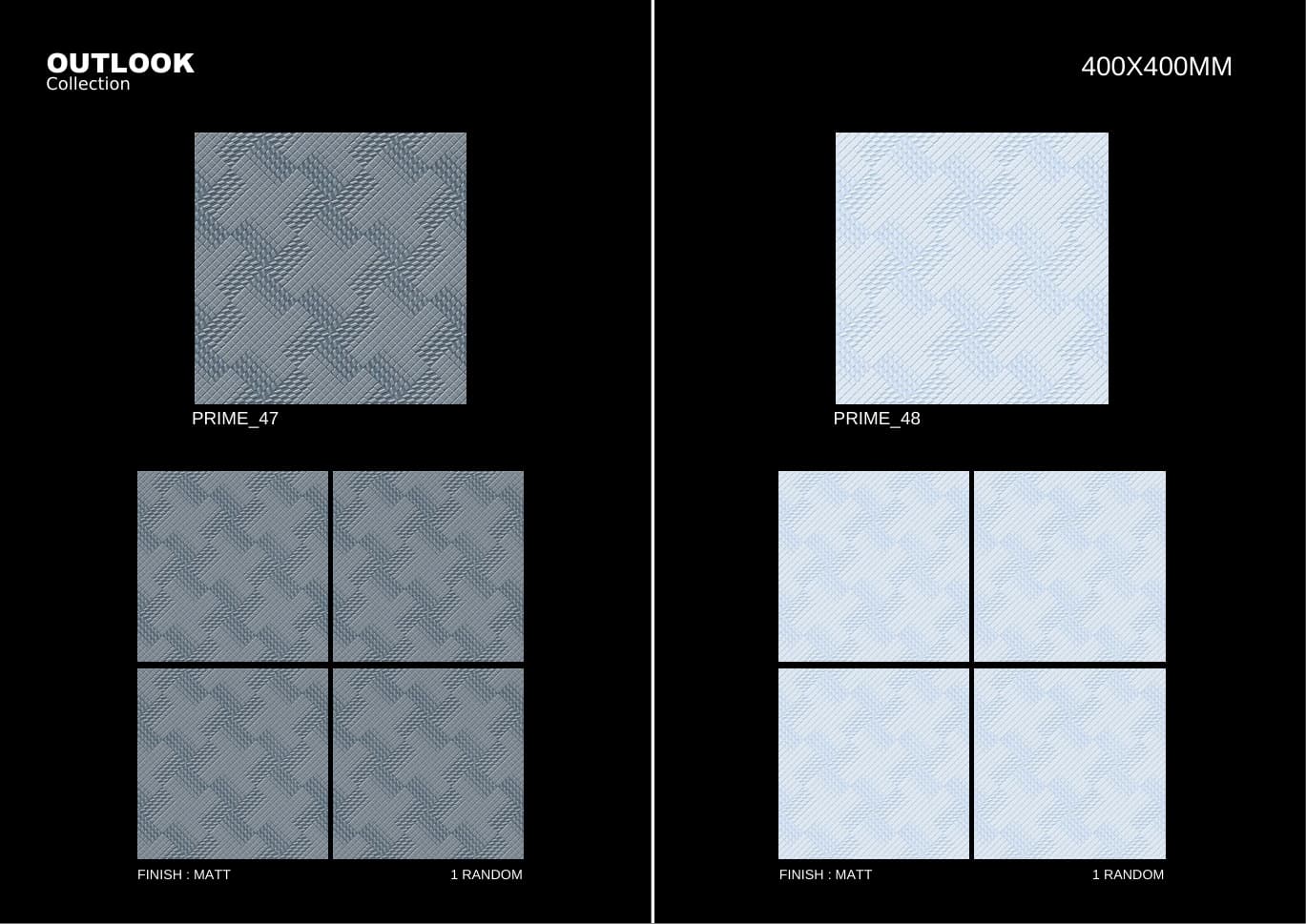 Prime 400x400mm outdoor tile