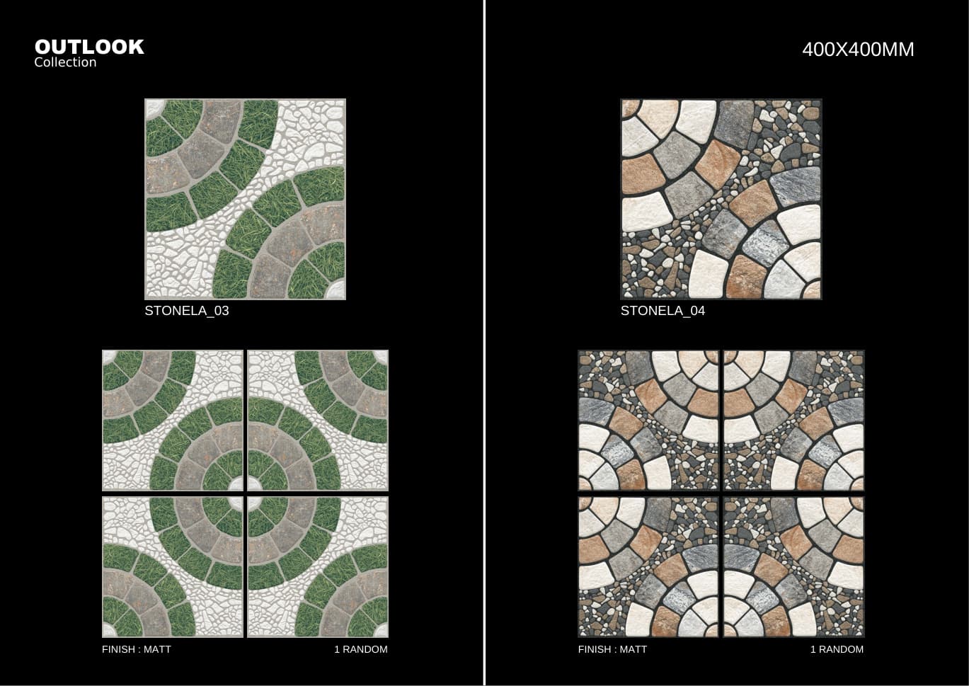 Stonela 400x400mm outdoor tile