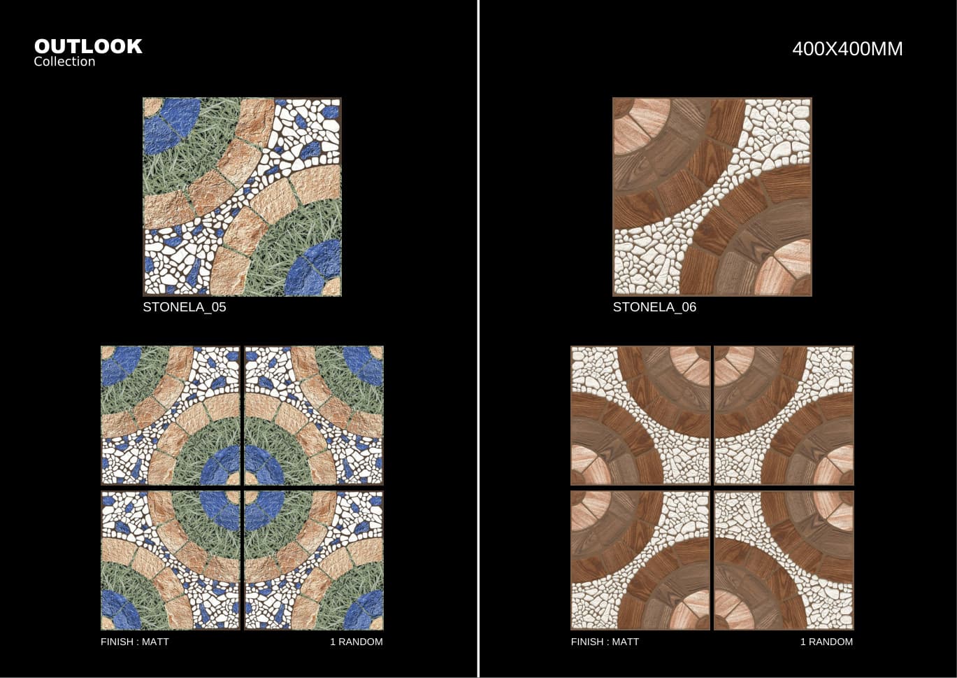 Stonela 400x400mm outdoor tile