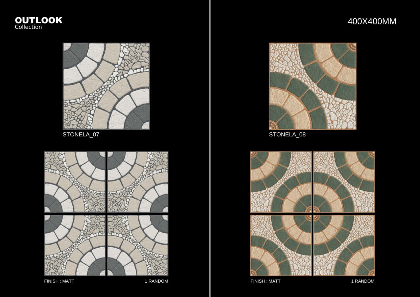 Stonela 400x400mm outdoor tile