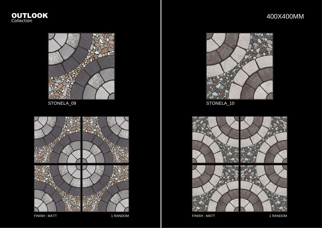 Stonela 400x400mm outdoor tile