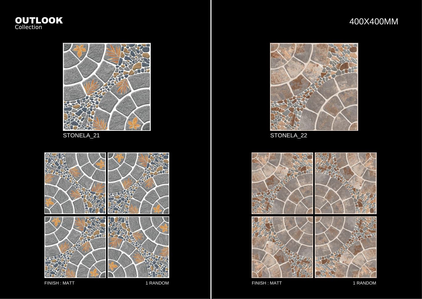 Stonela 400x400mm outdoor tile