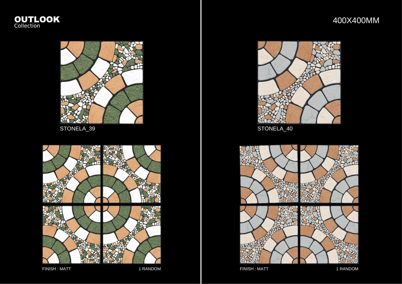 Stonela 400x400mm outdoor tile