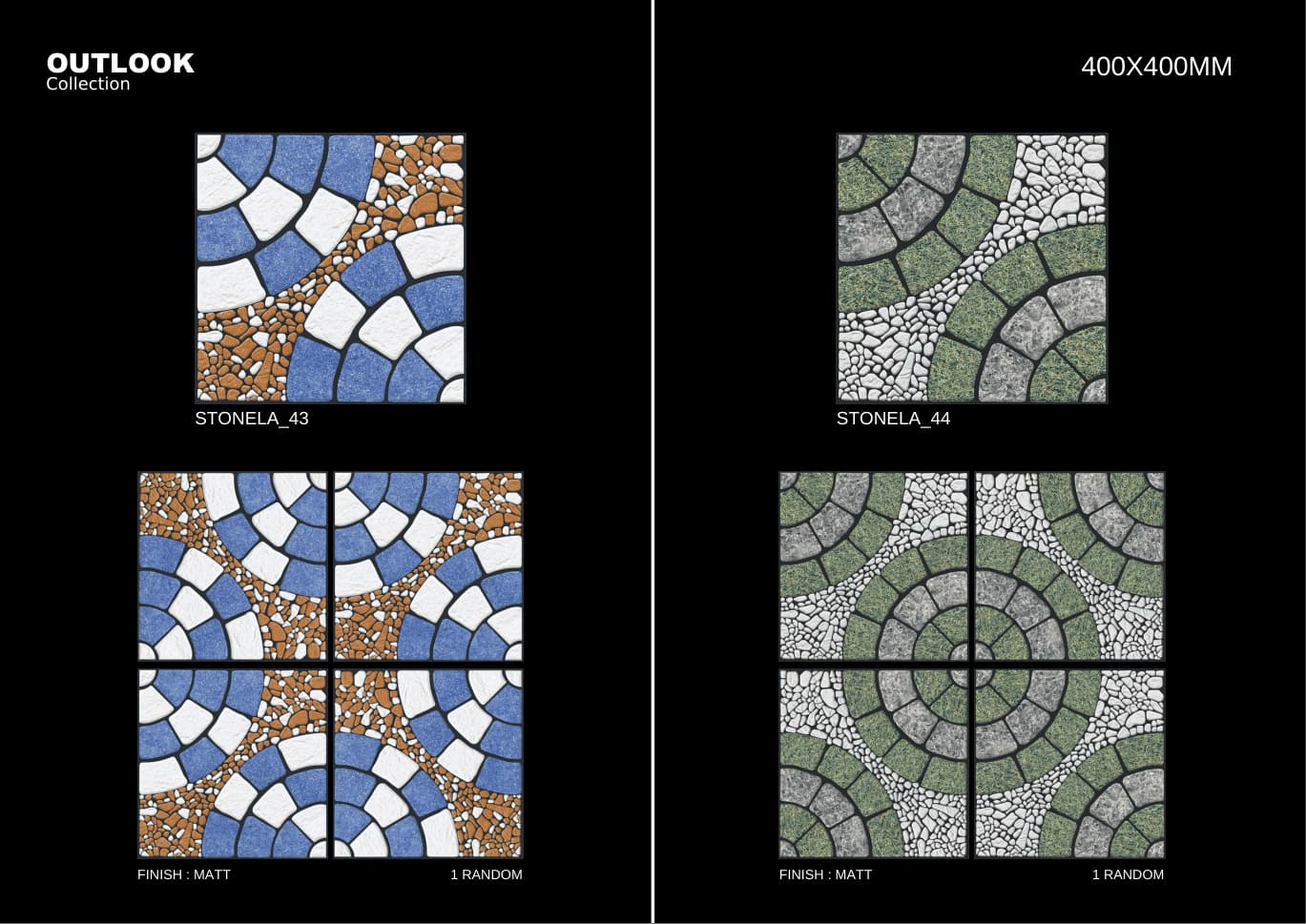 Stonela 400x400mm outdoor tile