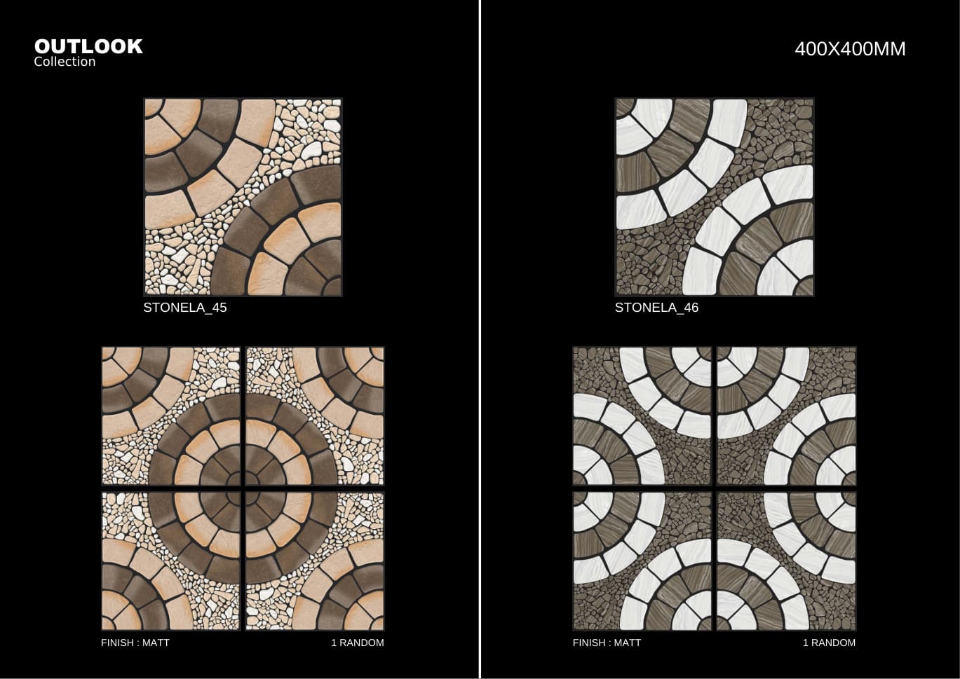 Stonela 400x400mm outdoor tile