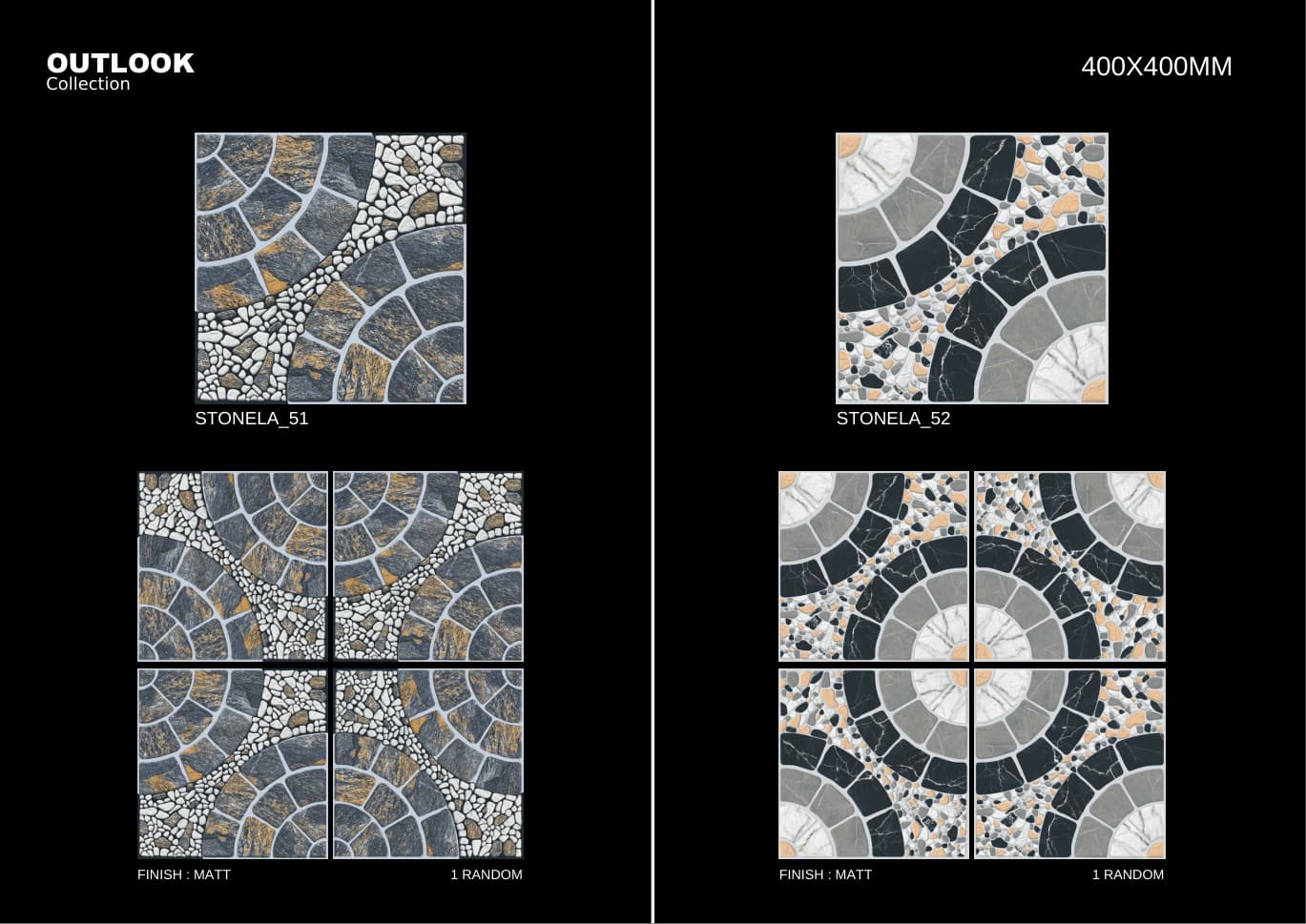 Stonela 400x400mm outdoor tile