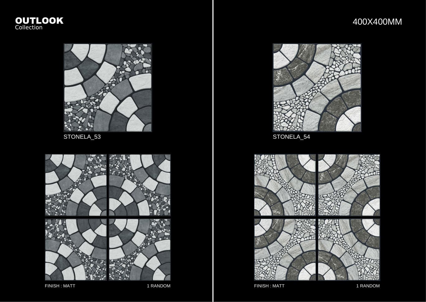 Stonela 400x400mm outdoor tile