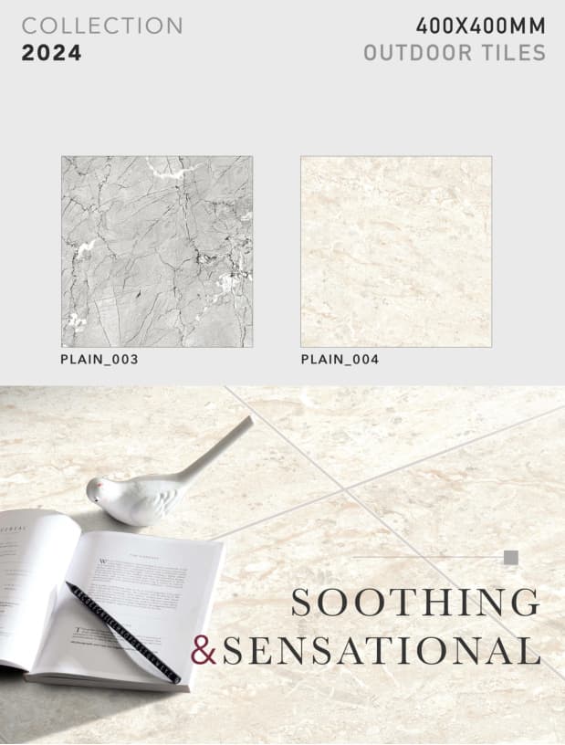 Plain 400x400mm outdoor tile