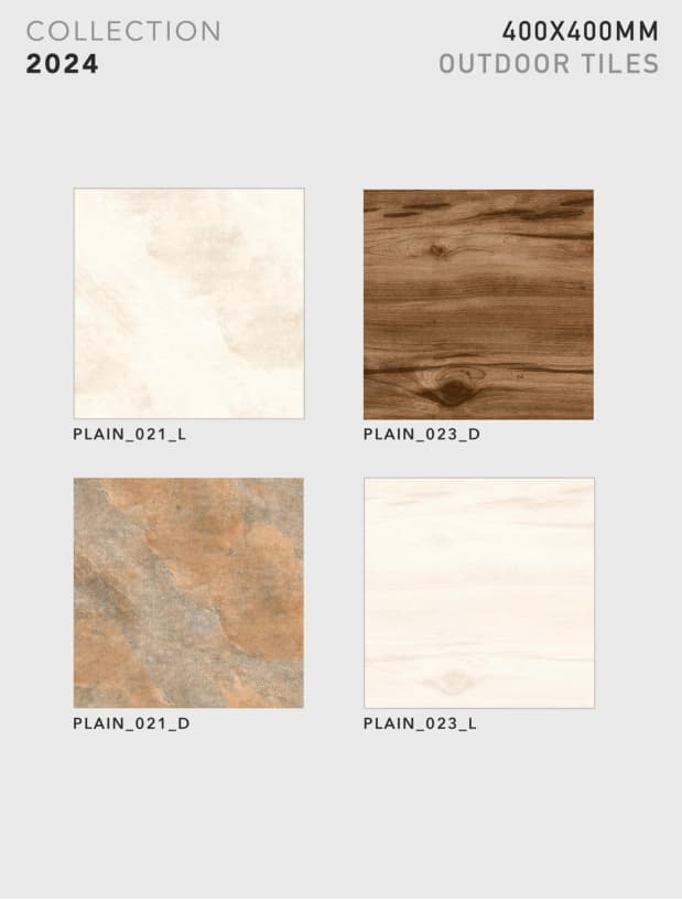 Plain 400x400mm outdoor tile