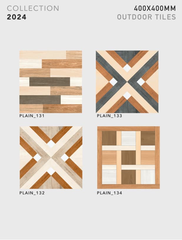 Plain 400x400mm outdoor tile