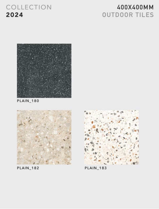 Plain 400x400mm outdoor tile