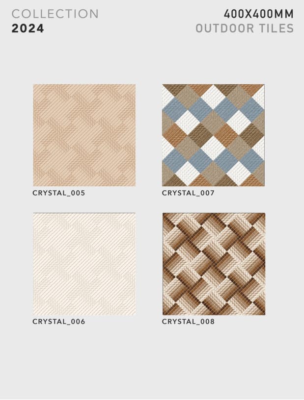 Crystal 400x400mm outdoor tile