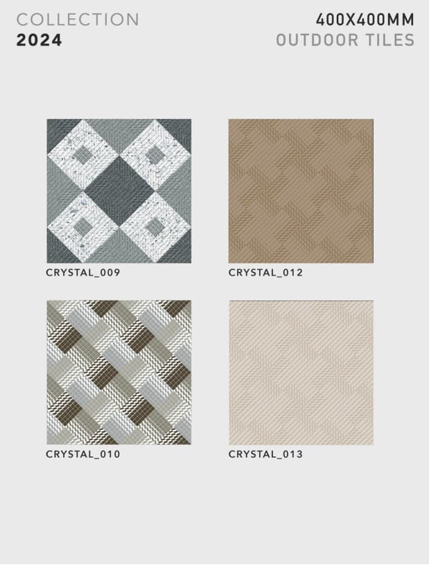 Crystal 400x400mm outdoor tile