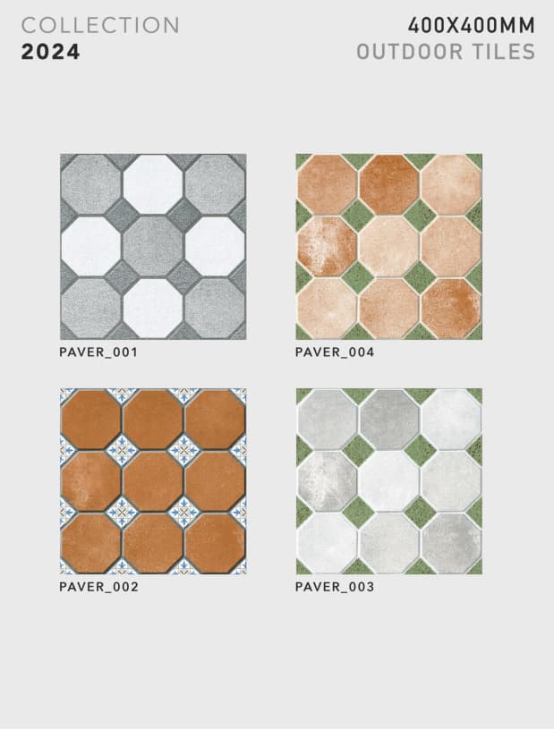 Paver 400x400mm outdoor tile