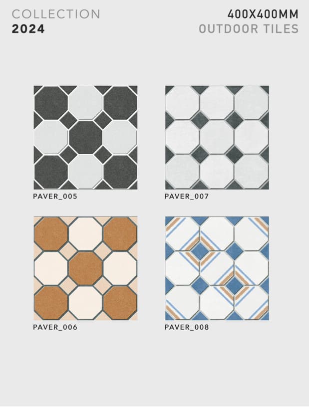 Paver 400x400mm outdoor tile