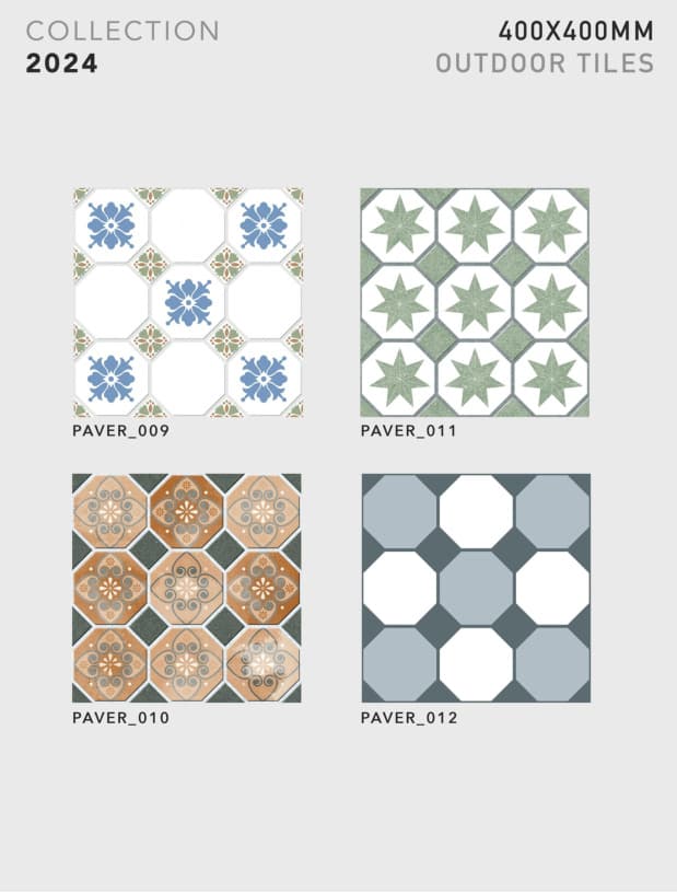 Paver 400x400mm outdoor tile